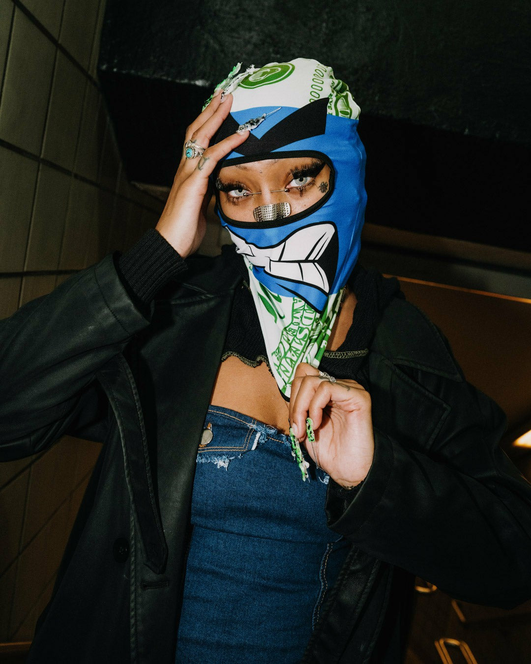 Sprayground MONEY BOY SKI MASK (BLUE)