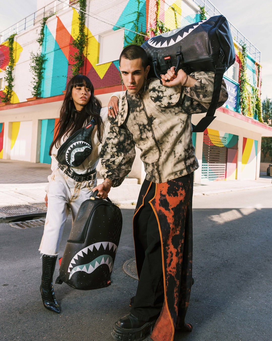 Sprayground DEEPSPACE SIDE DRIP SAVVY CROSSBODY