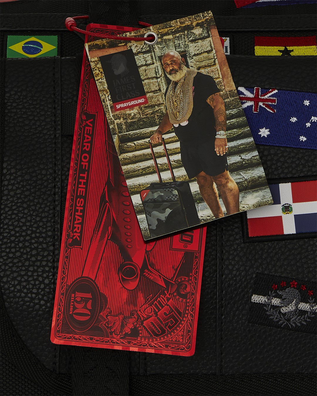 Sprayground JAMES FIRST CLASS GLOBAL FLAGS SPECIAL OPS DUFFLE