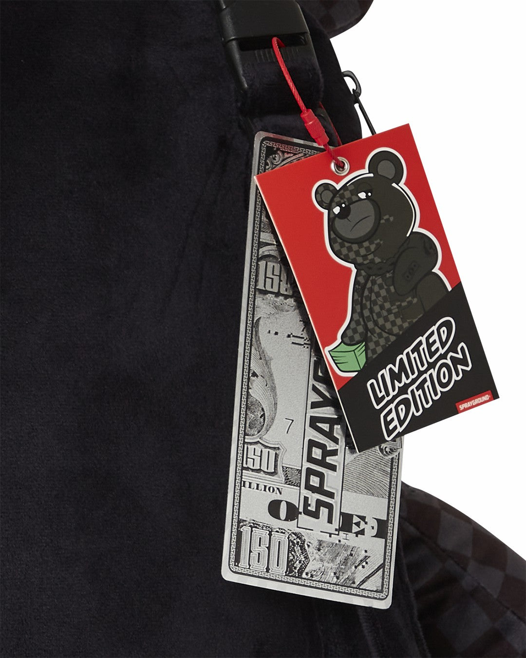 Sprayground SPEED SHARK SIDE SWIPE MONEYBEAR TEDDY BEAR BACKPACK