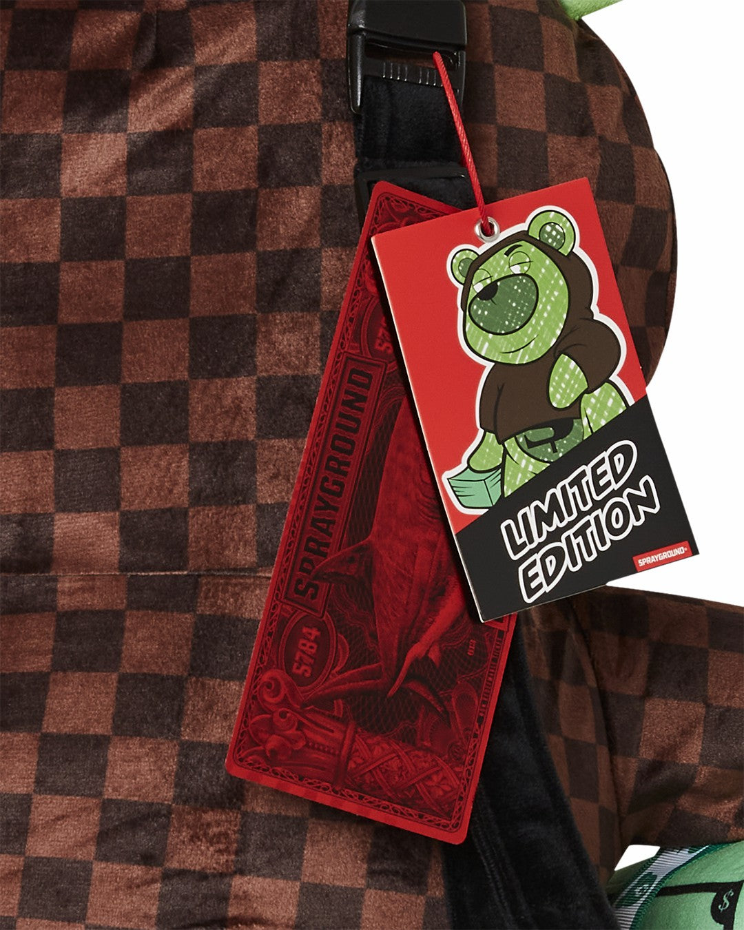 Sprayground SHARKS IN PARIS FADE AWAY HOODIE MONEYBEAR TEDDYBEAR BACKPACK