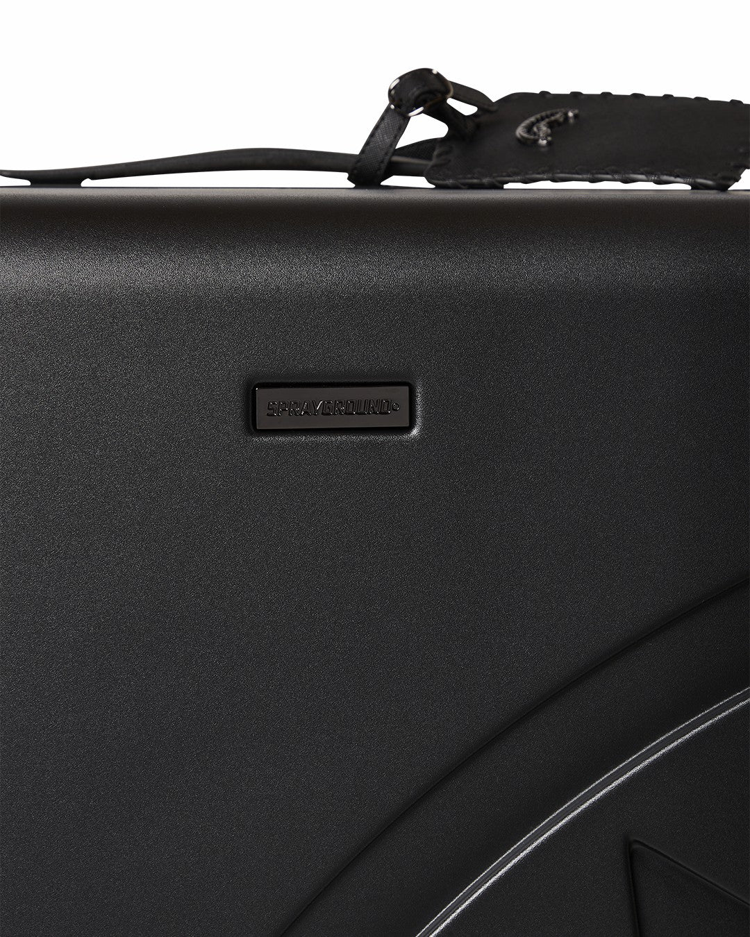 Sprayground REALITY CHECK SHARKITECTURE FULL-SIZE JETBLACK LUGGAGE (GUNMETAL HARDW
