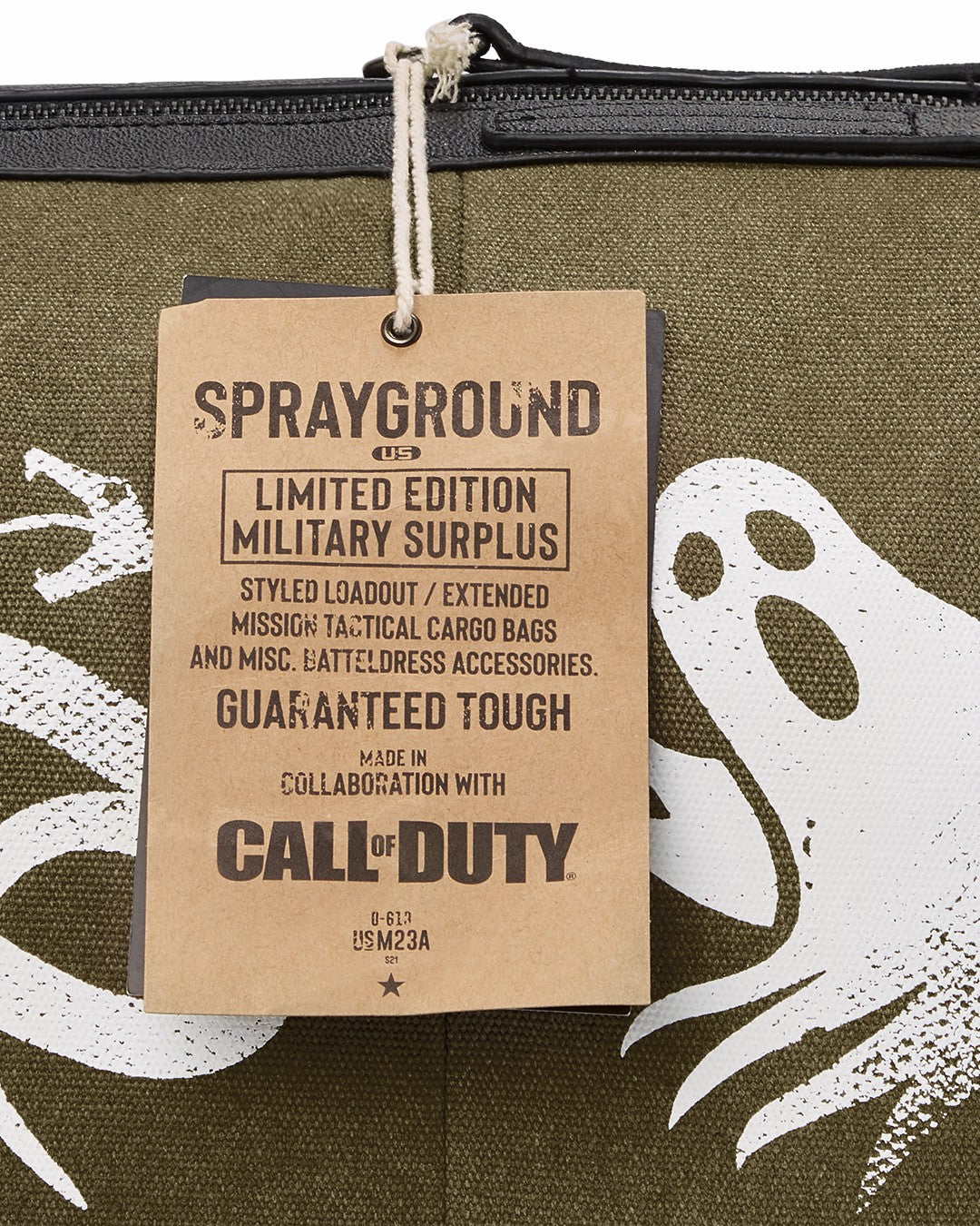 Sprayground CALL OF DUTY SHARK TORPEDO DUFFLE