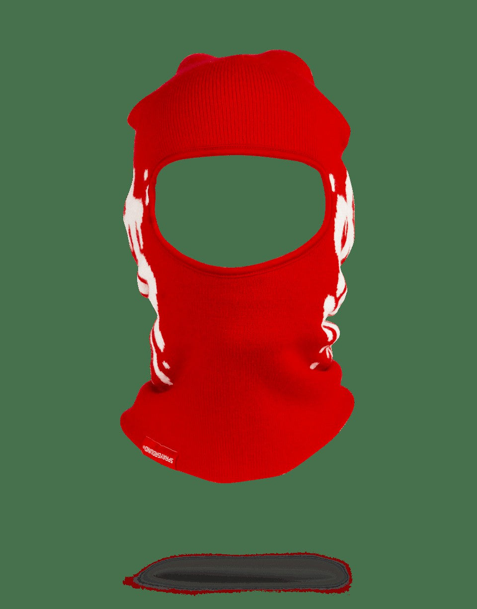 Sprayground MONEY DRIP SKI MASK (RED)
