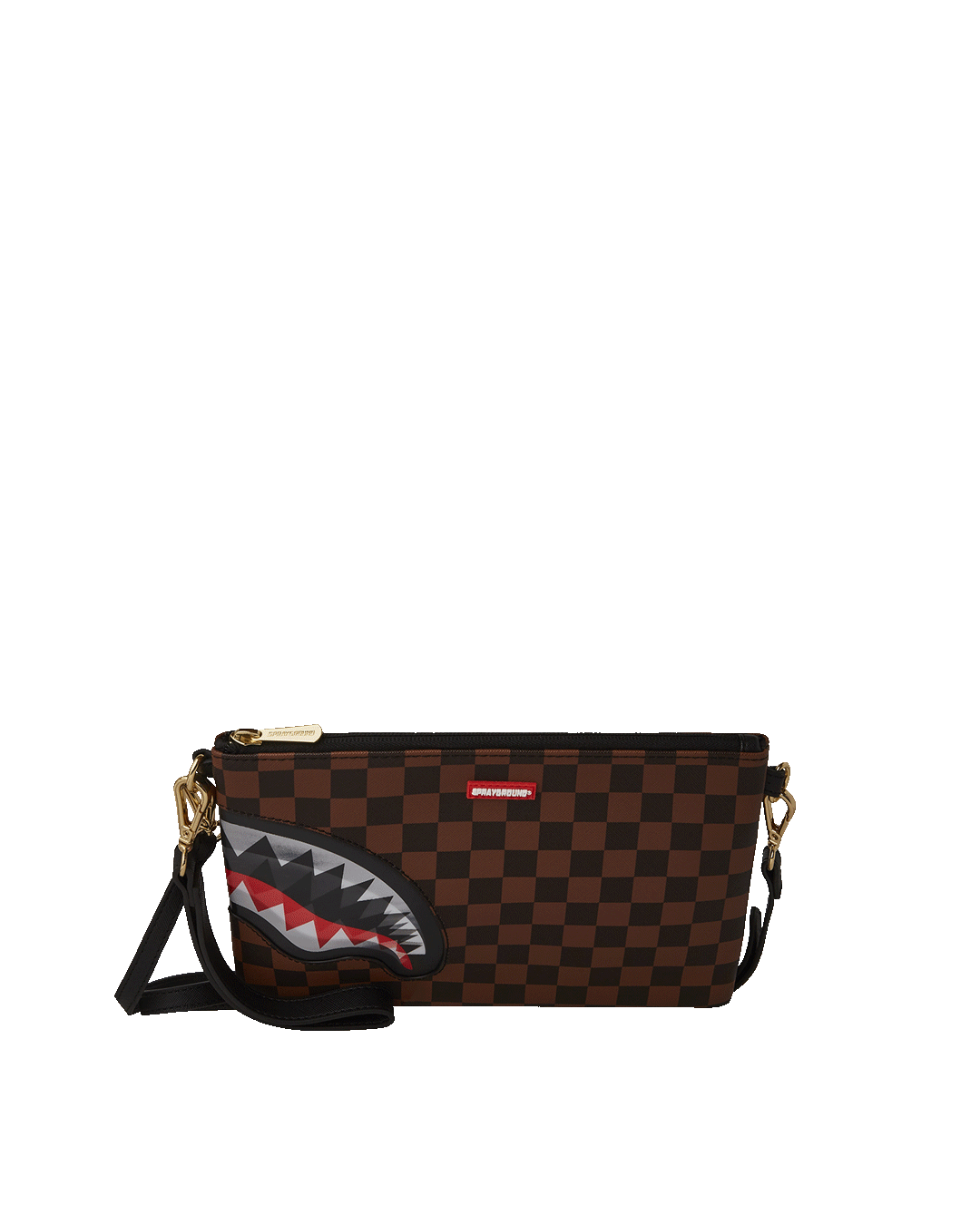 Sprayground LENTICULAR EFFECTS CROSSOVER CLUTCH W/ SHOULDER STRAP