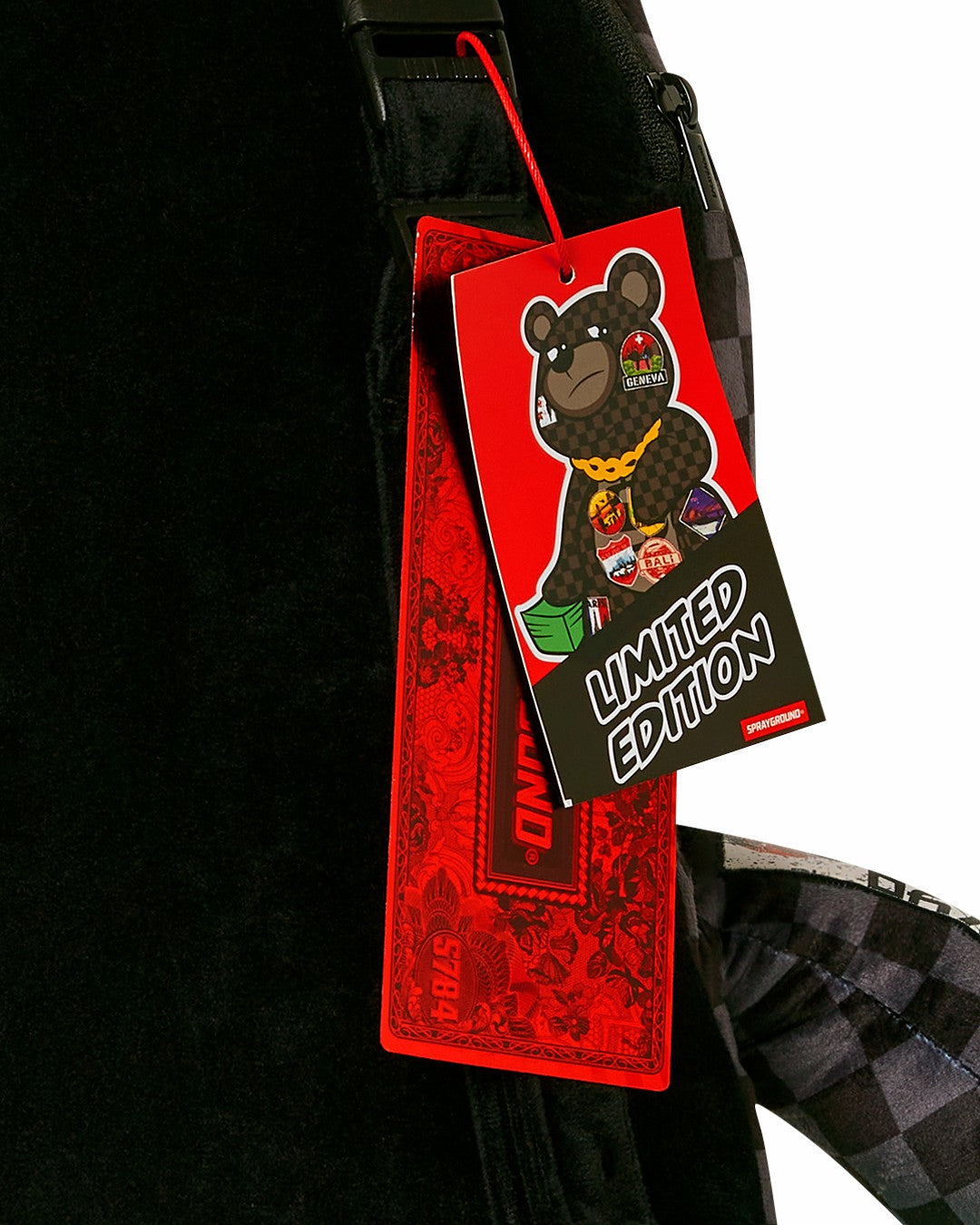 Sprayground GLOBAL MOGUL UNLIMITED MILES MONEYBEAR TEDDYBEAR BACKPACK