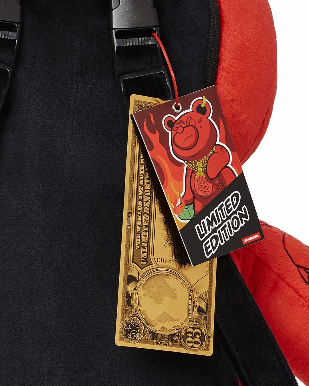 Sprayground DIABLO PLUSH TEDDYBEAR BACKPACK