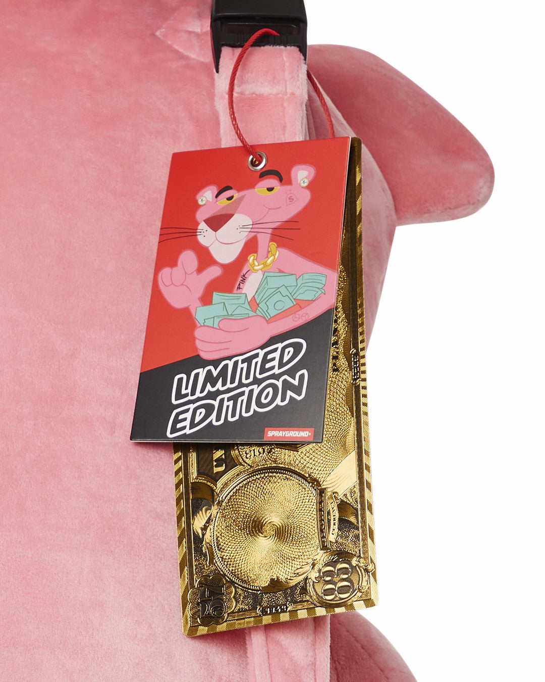 Sprayground PINK PANTHER UP TO NO GOOD TEDDY BEAR BACKPACK