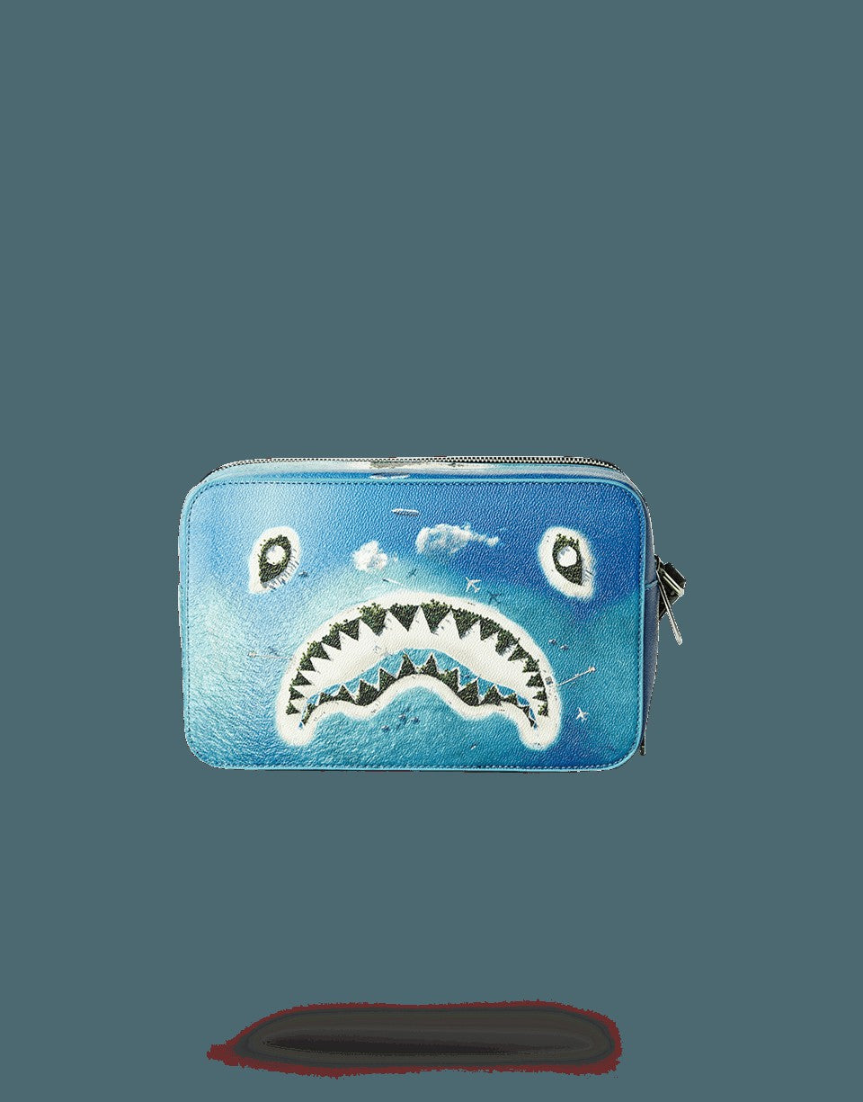 Sprayground SHARK ISLAND TOILETRY AKA MONEY BAG