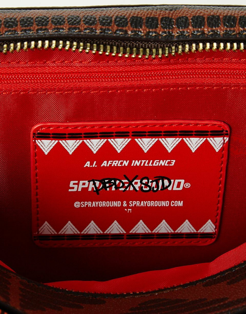 Sprayground LEOPARDS IN PARIS TOILETRY AKA MONEY BAG