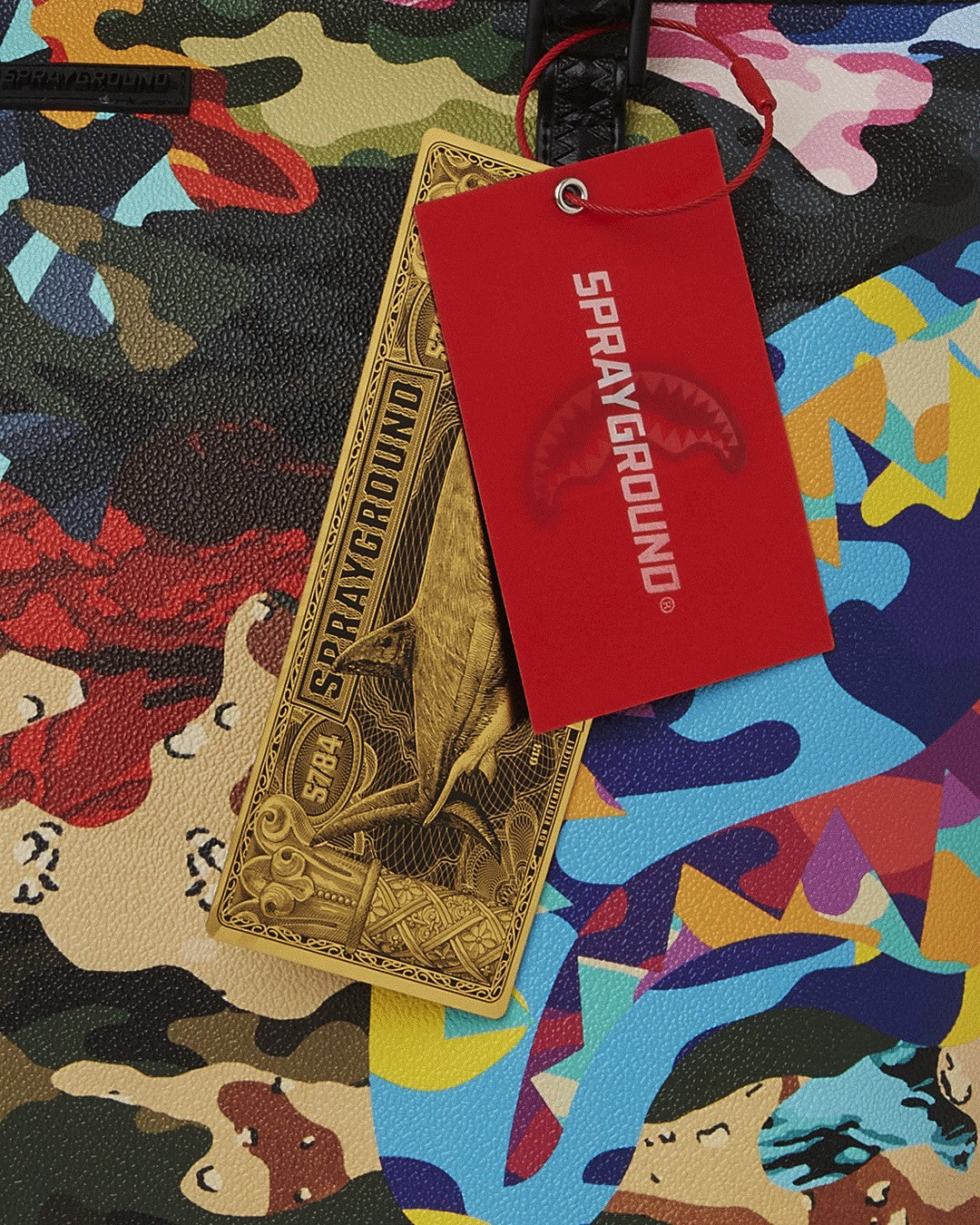 Sprayground SLICED AND DICED CAMO TOTE