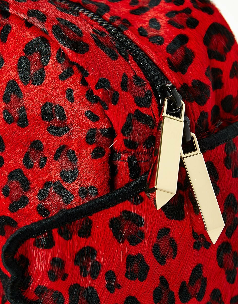 Sprayground RED LEOPARD ANGEL (PONY HAIR)