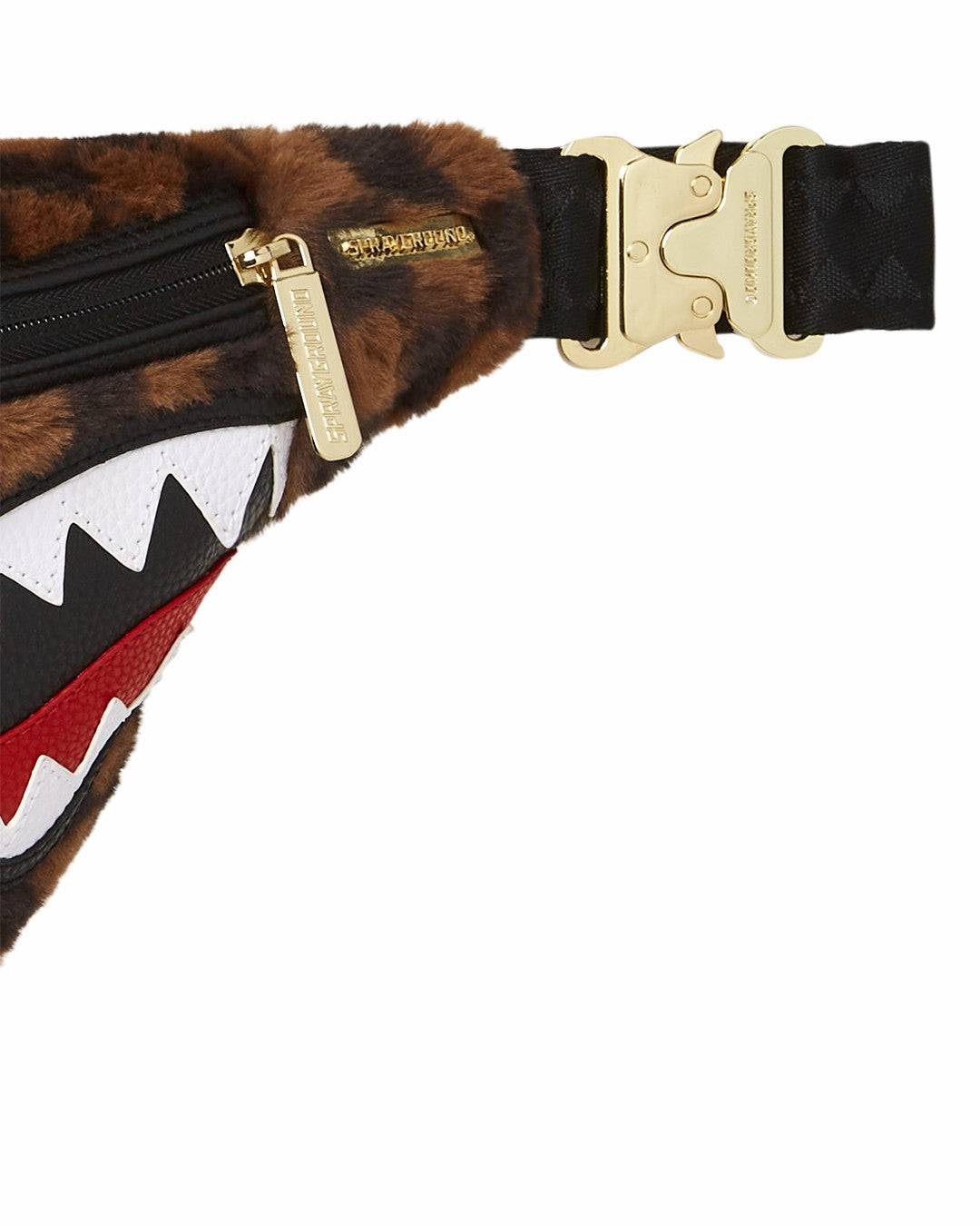 Sprayground FURRR SHARKS IN PARIS SAVVY CROSSBODY