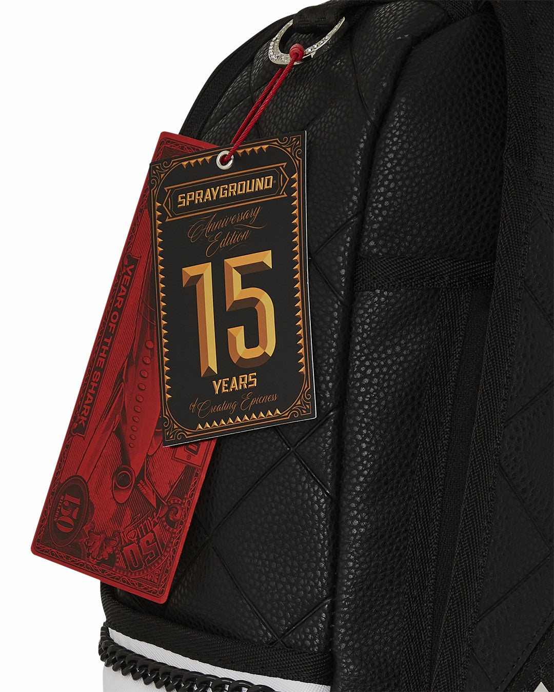 Sprayground HELLO MY NAME IS 15 YEARS QUILTED BACKPACK (SUPER RARE)
