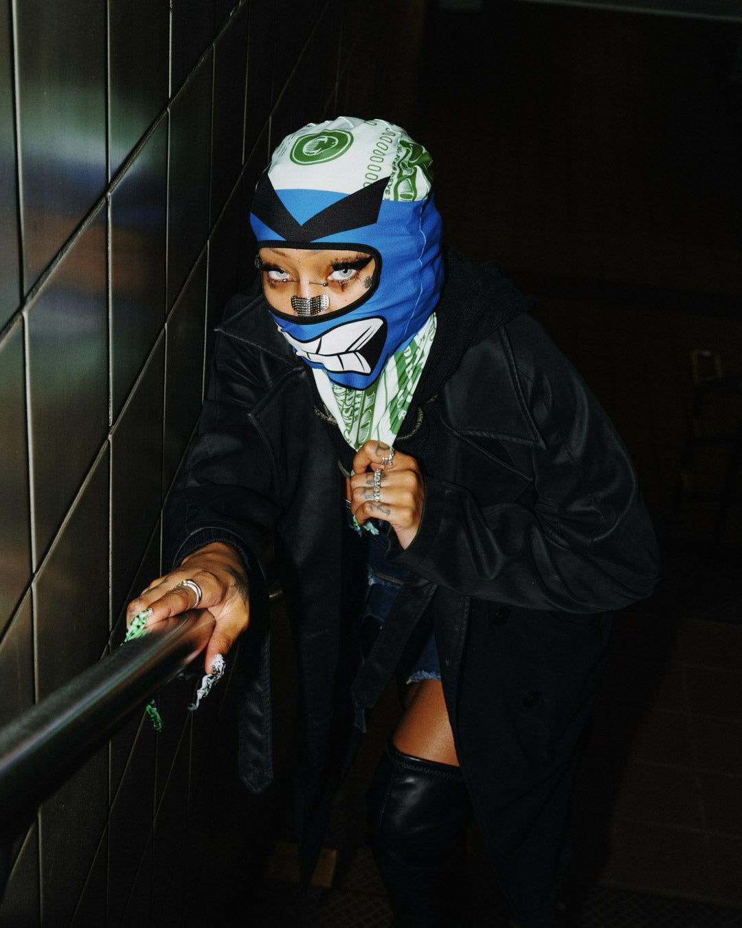 Sprayground MONEY BOY SKI MASK (BLUE)
