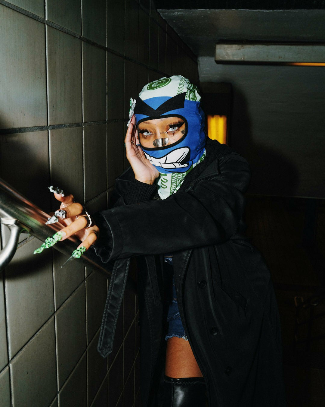 Sprayground MONEY BOY SKI MASK (BLUE)