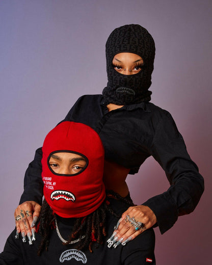 Sprayground CASHIN CHECKS SKI MASK (GRAY)