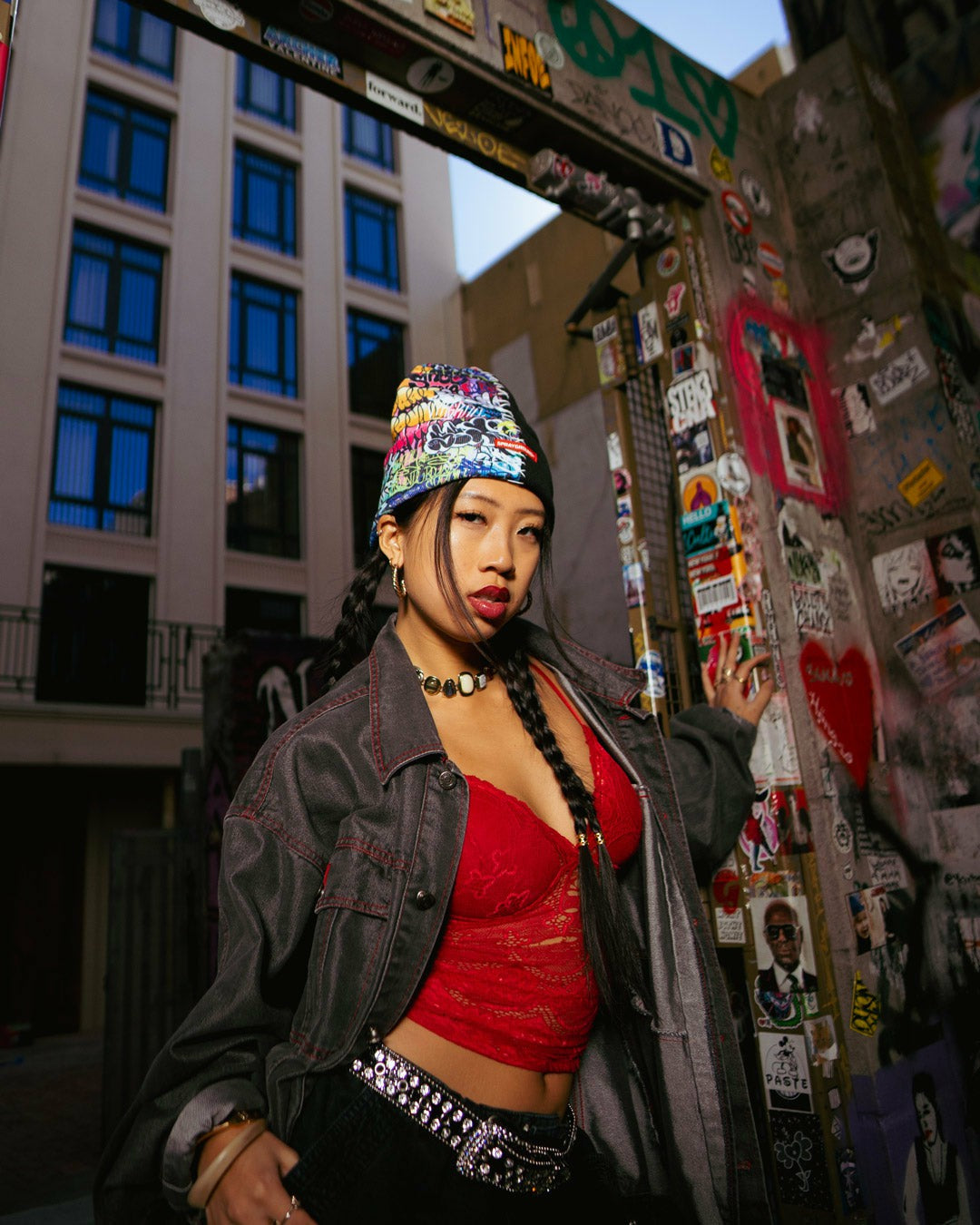Sprayground SPLIT GRAFF BEANIE