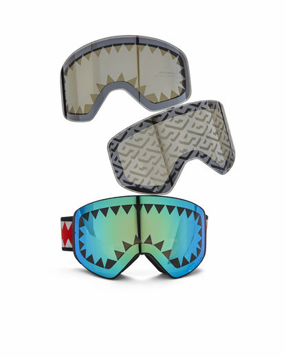 Sprayground SKY HIGH SEEKERS ARCTIC SKI GOGGLES (3 INTERCHANGEABLE LENSES)