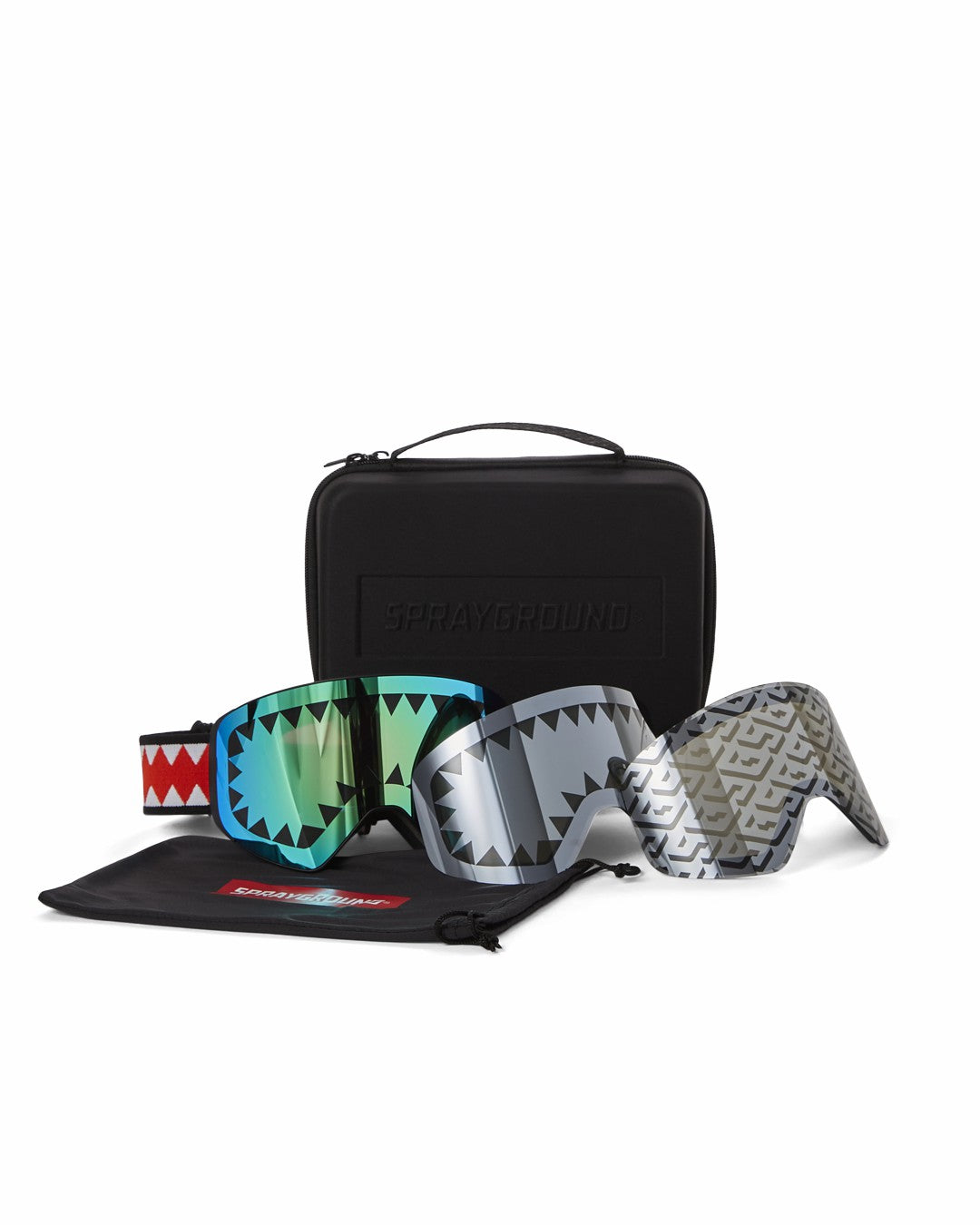Sprayground SKY HIGH SEEKERS ARCTIC SKI GOGGLES (3 INTERCHANGEABLE LENSES)