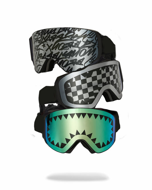 Sprayground THE STREET MOUNTAIN SKI GOGGLES (INTERCHANGEABLE 3 LENSES)