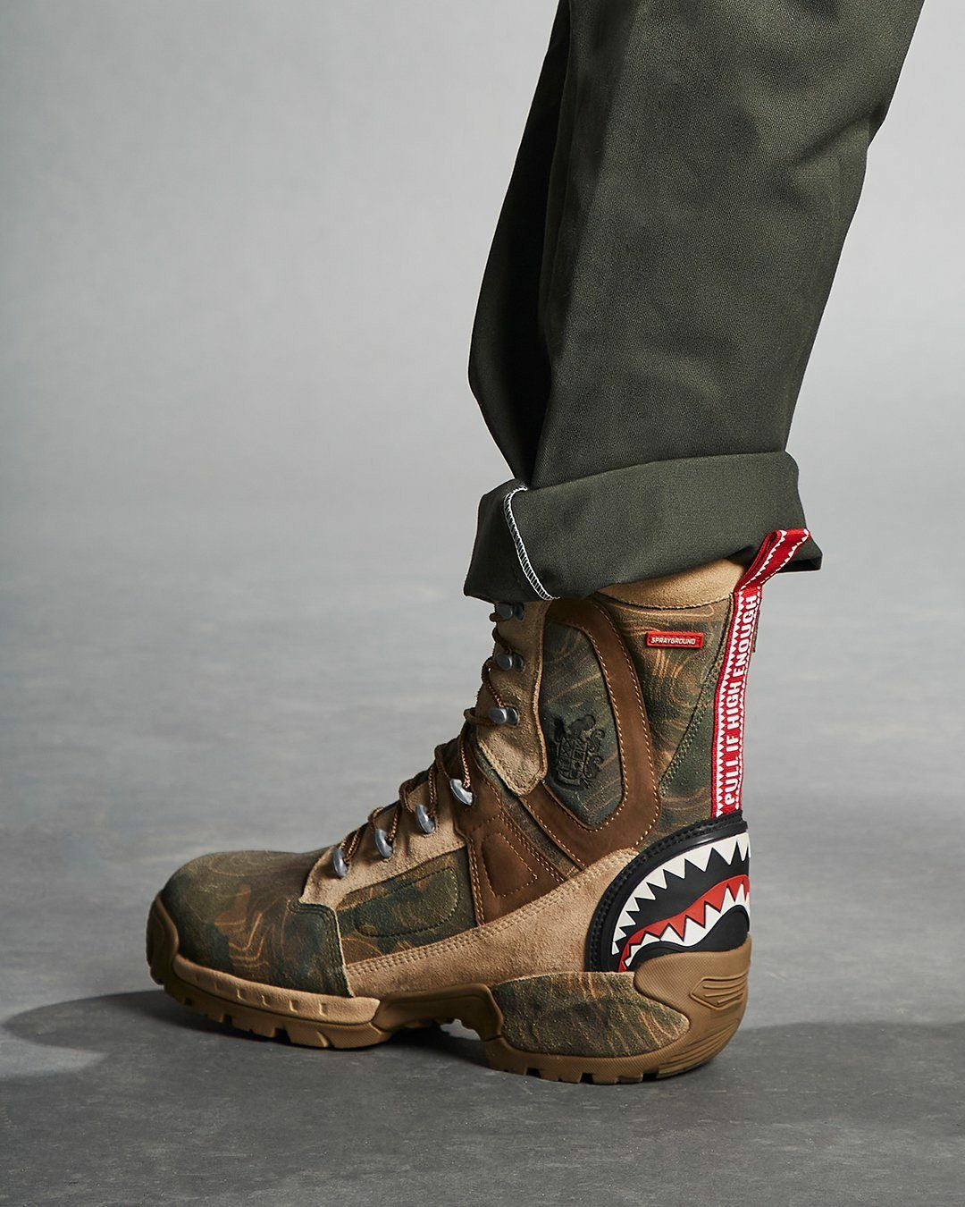 Sprayground CAMO TERRAIN FUERZA COBRA PARATROOPER BOOTS - MADE IN COLOMBIA NUMBERE