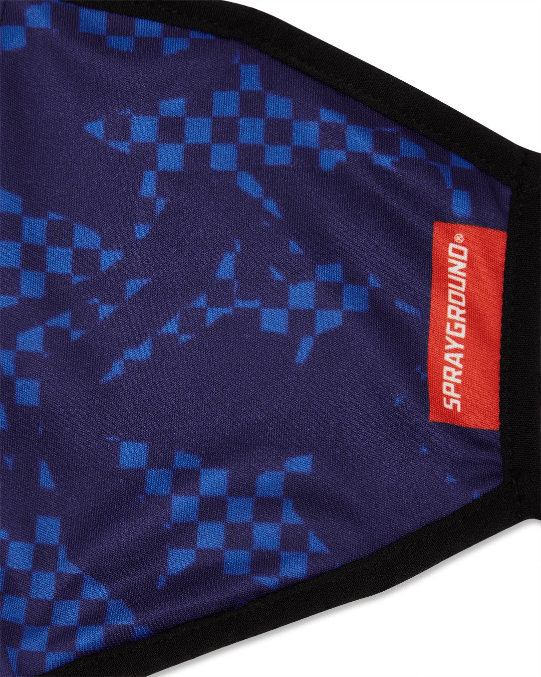 Sprayground SHARK CHECK (BLUE) FACE MASK