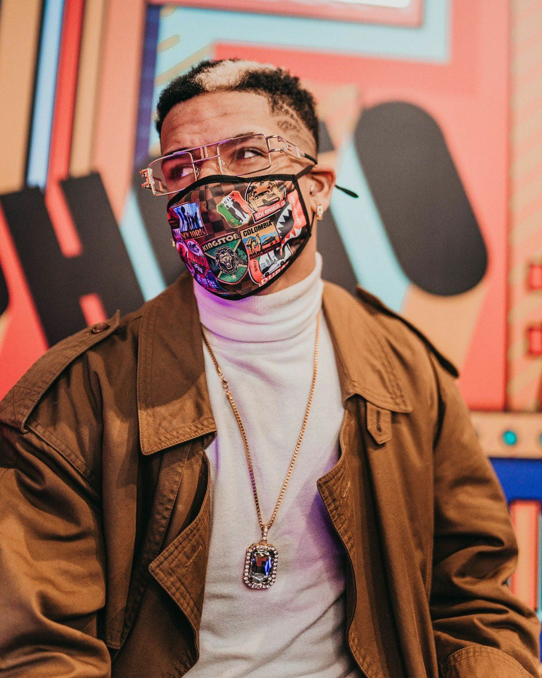 Sprayground GLOBAL MOGUL FACE MASK