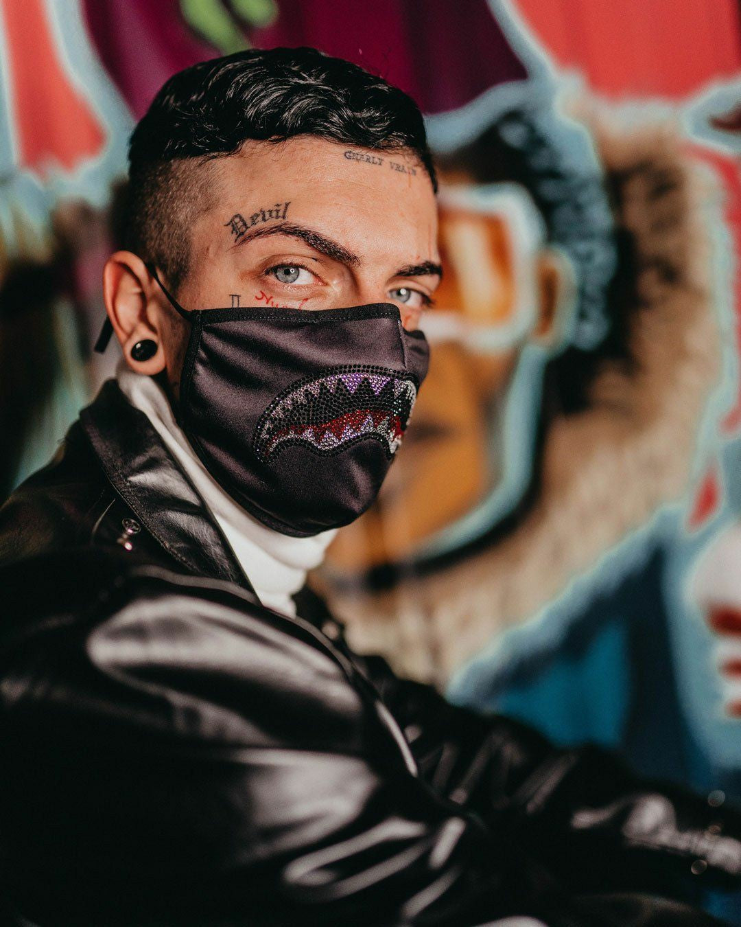 Sprayground CLEARCUT FACE MASK (BLACK)