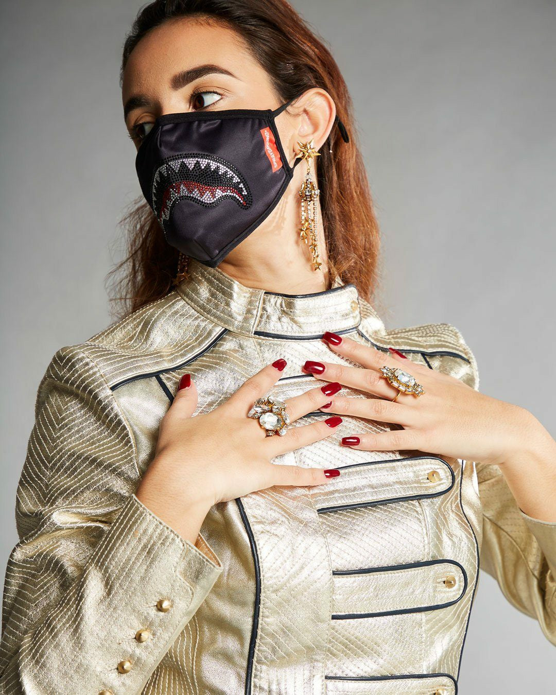 Sprayground CLEARCUT FACE MASK (BLACK)
