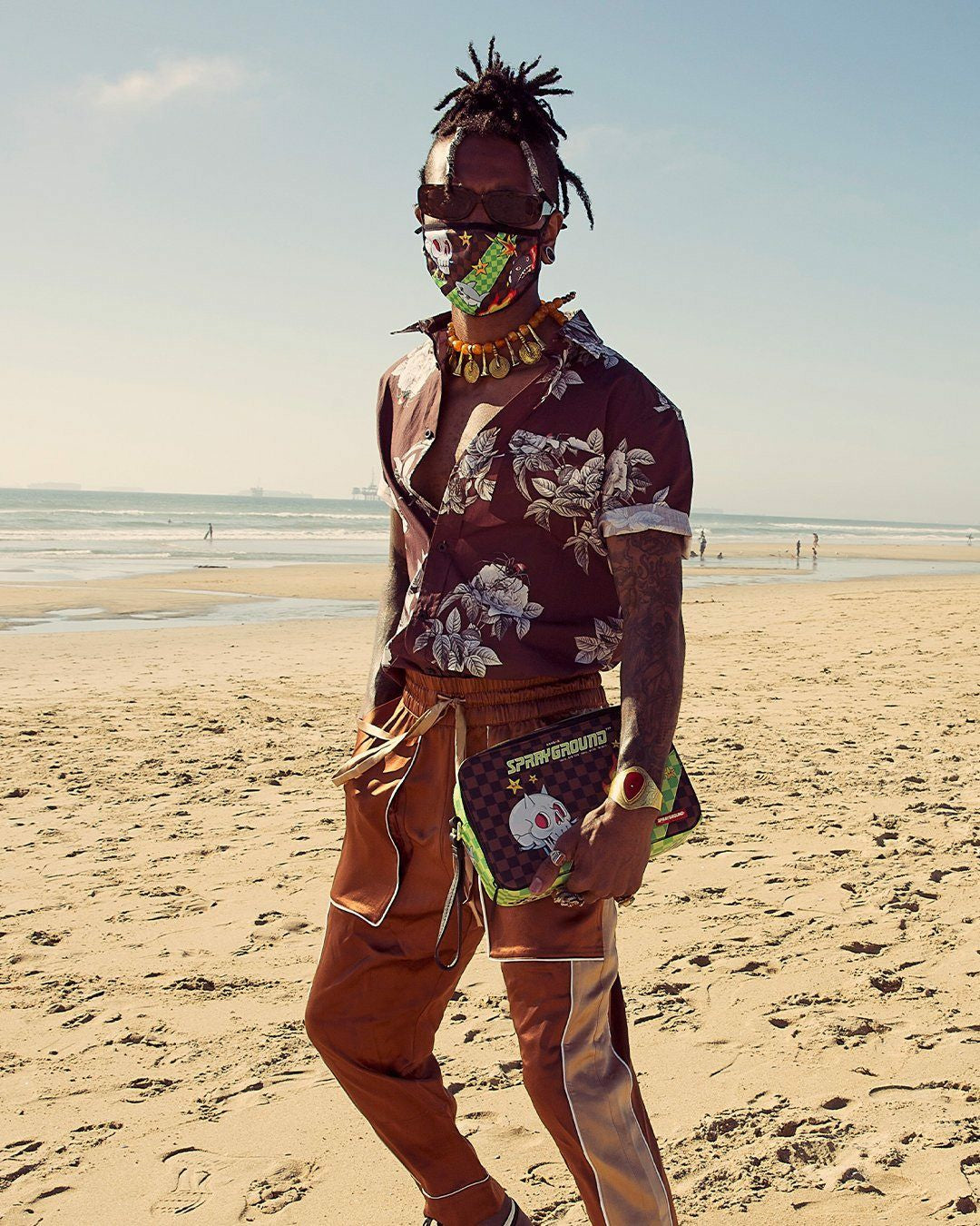 Sprayground WTF THUNDER SHARK FACE MASK
