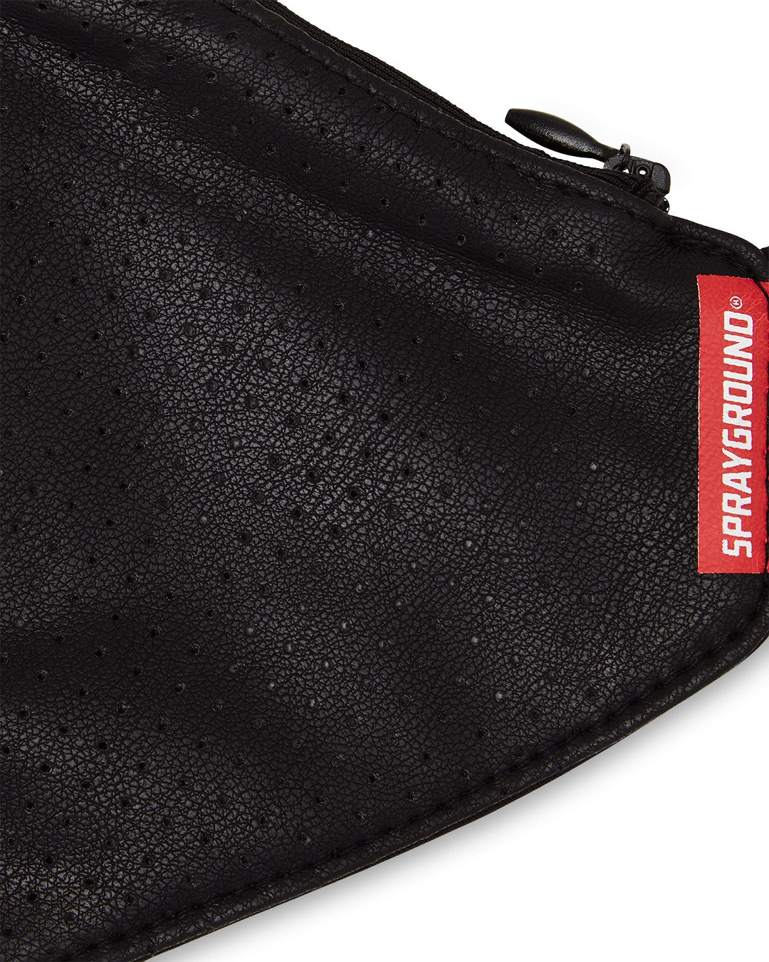 Sprayground DAMAGE CONTROL STASH POCKET VEGAN LEATHER FACE MASK