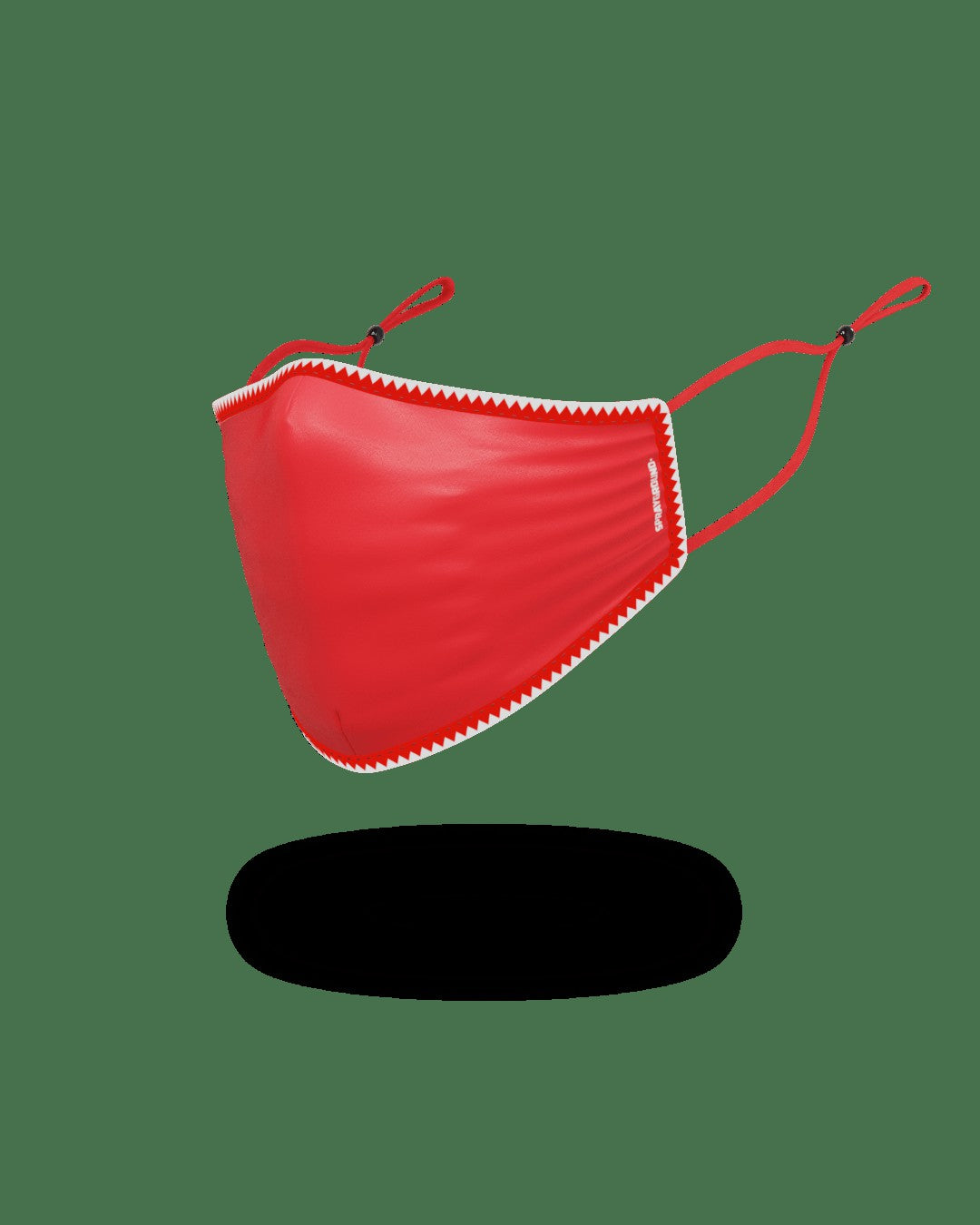 Sprayground ADULT VERTICAL SHARK (RED) FORM-FITTING FACE MASK
