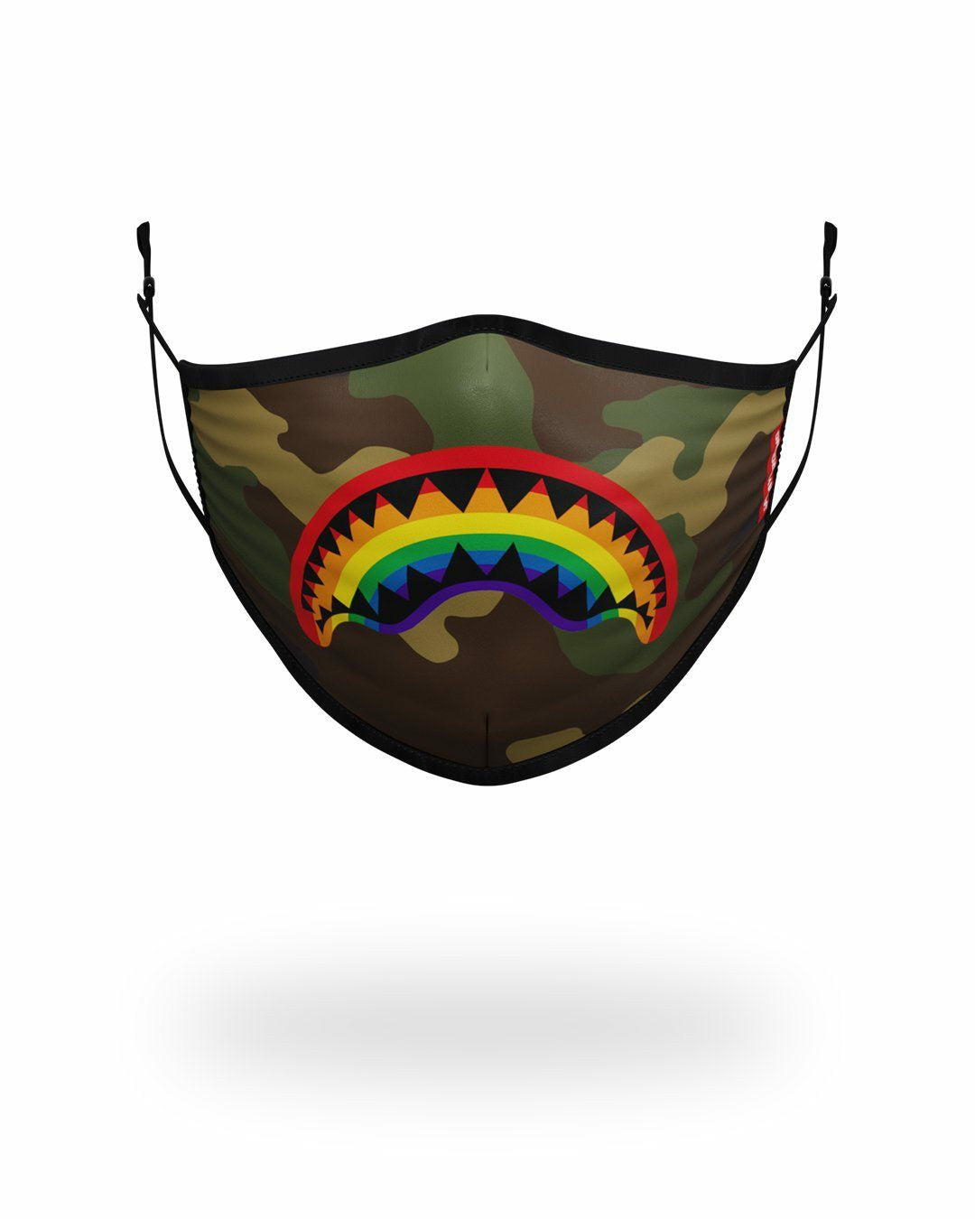 Sprayground ADULT RAINBOW SHARK FORM FITTING FACE MASK