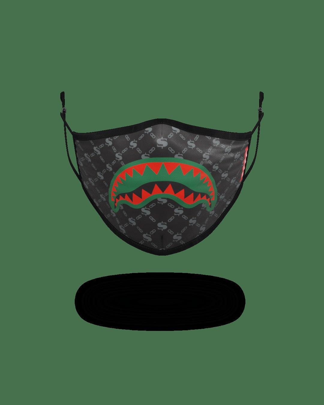 Sprayground ADULT SPUCCI (BLACK) FORM-FITTING FACE MASK