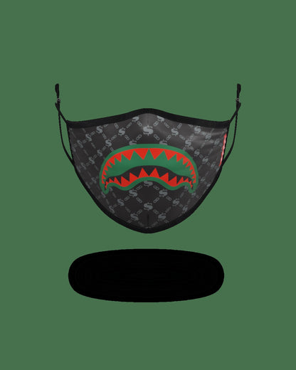 Sprayground ADULT SPUCCI (BLACK) FORM-FITTING FACE MASK