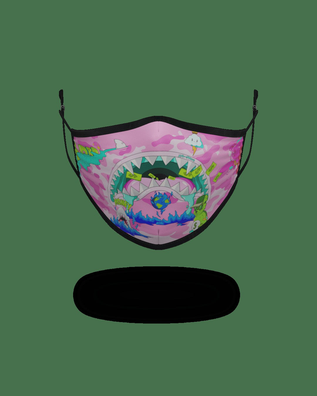 Sprayground ADULT DBD LAND FORM-FITTING FACE MASK