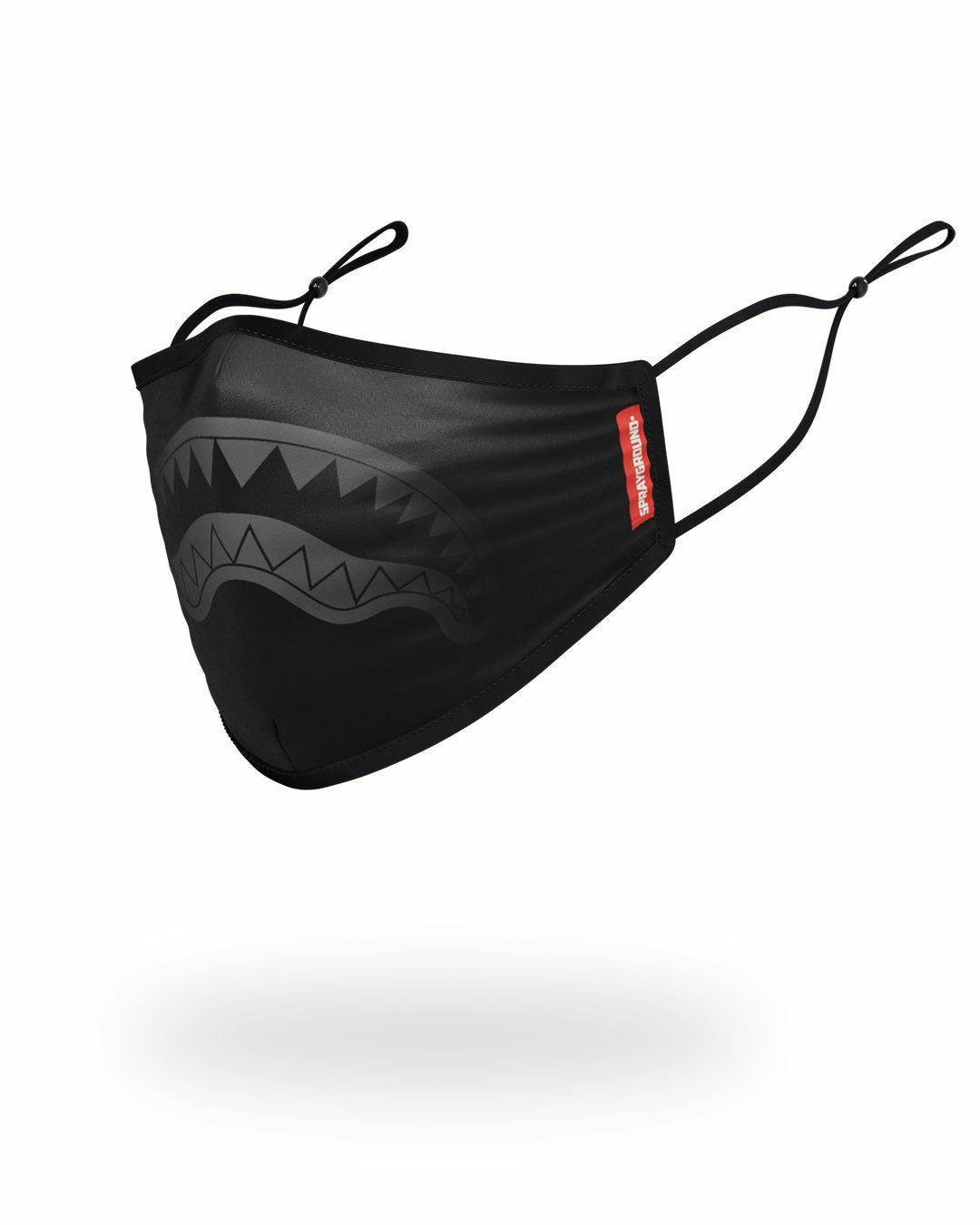 Sprayground ADULT MIDNIGHT SHARK FORM FITTING FACE MASK