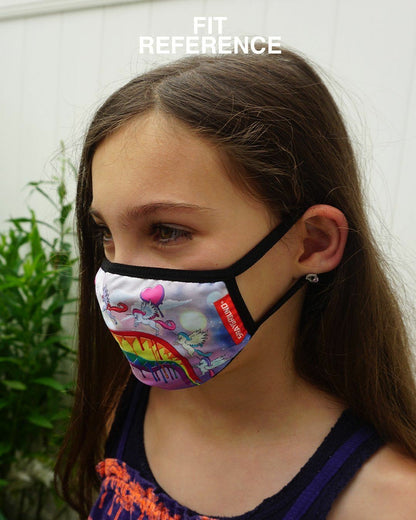 Sprayground KIDS FORM FITTING MASK: MELT THE RAINBOW