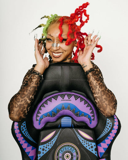 Sprayground A.I. 12 BROOKLYN & BEYOND - SANDFLOWER COLLAB GAMING CHAIR