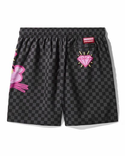 Sprayground PINK PANTHER DIAMOND SHARK SWIM SHORTS