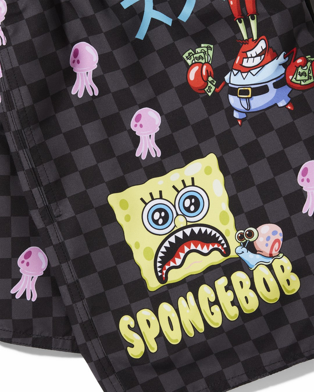 Sprayground SPONGEBOB TOKYO BUBBLE SWIM SHORTS