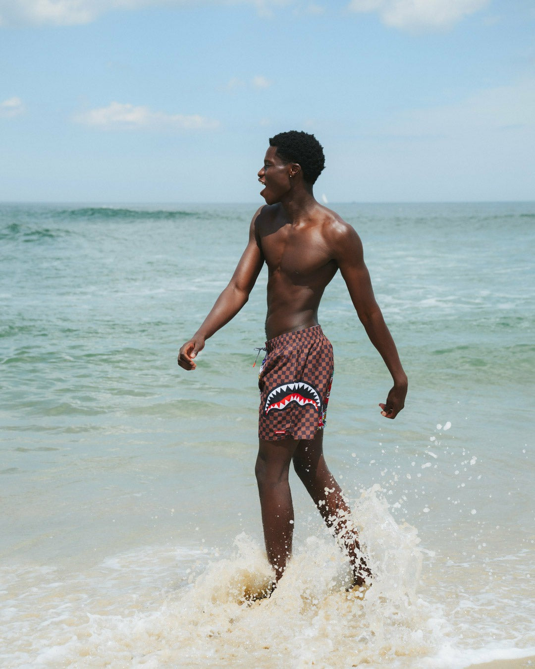 Sprayground STICKER CREW SWIM SHORTS