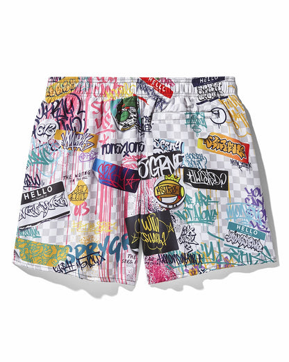 Sprayground CREATE ANOTHER DAY SWIM SHORTS