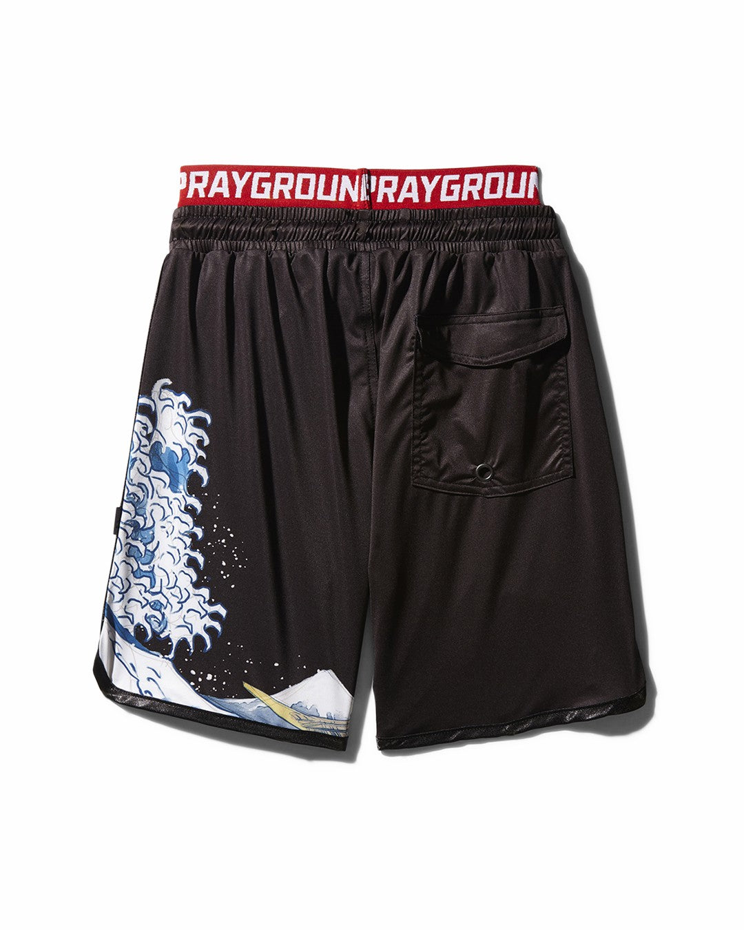 Sprayground KIDS JAPAN WAVE SWIM TRUNKS (BLACK)
