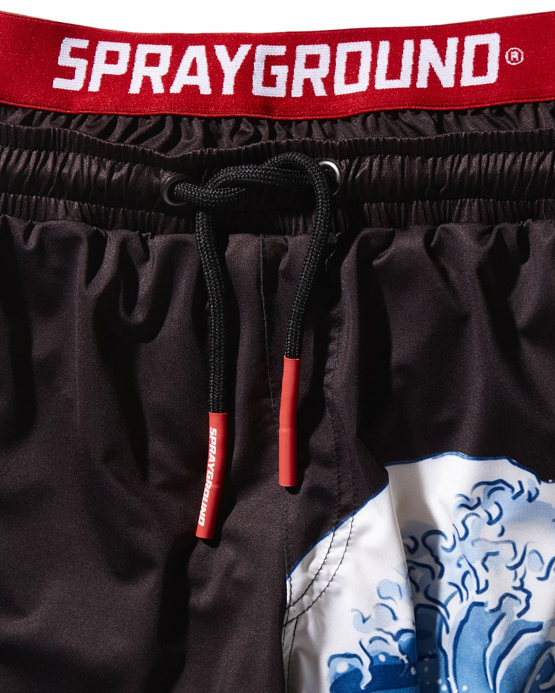 Sprayground KIDS JAPAN WAVE SWIM TRUNKS (BLACK)