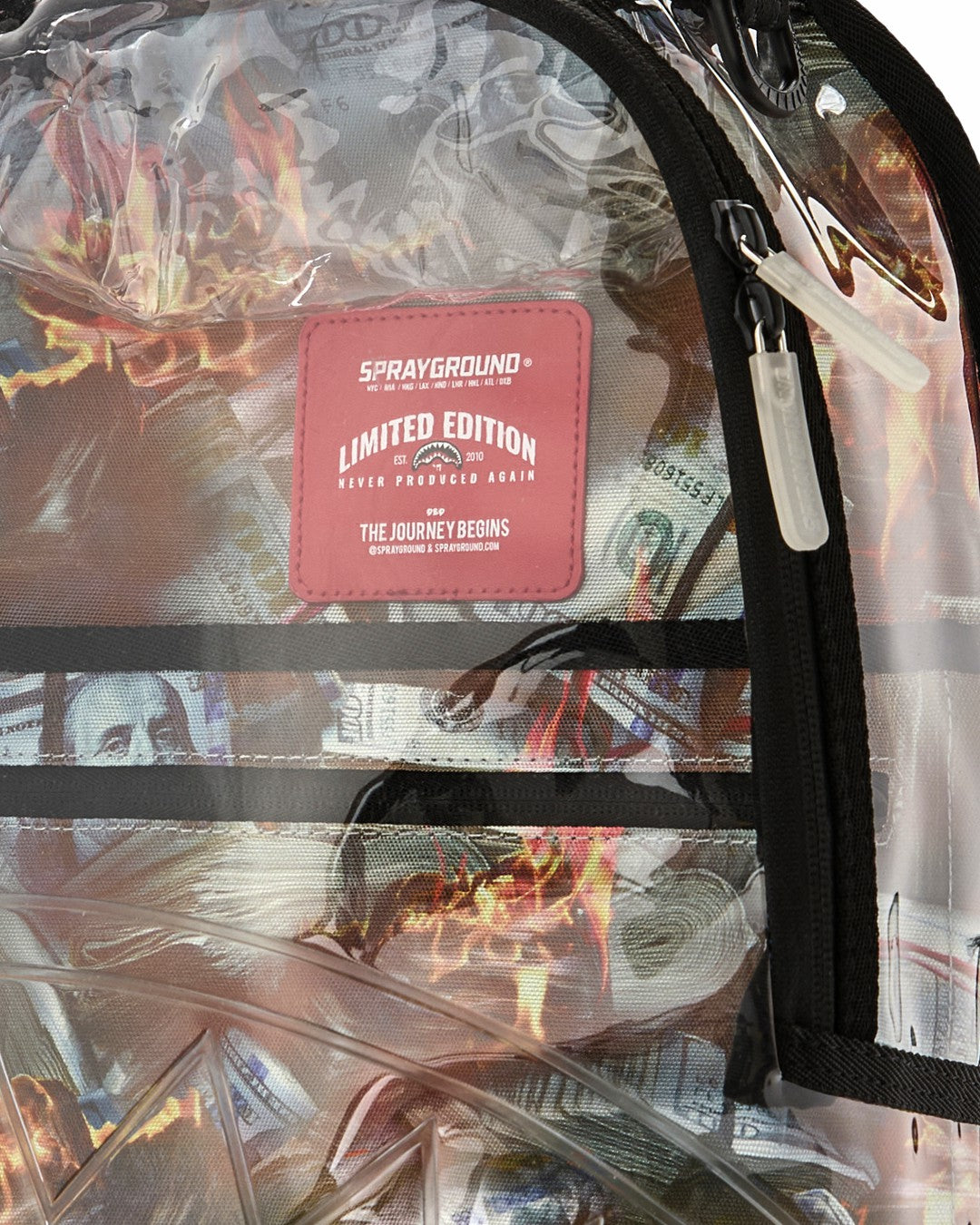 Sprayground STAY UP - CLEAR BACKPACK