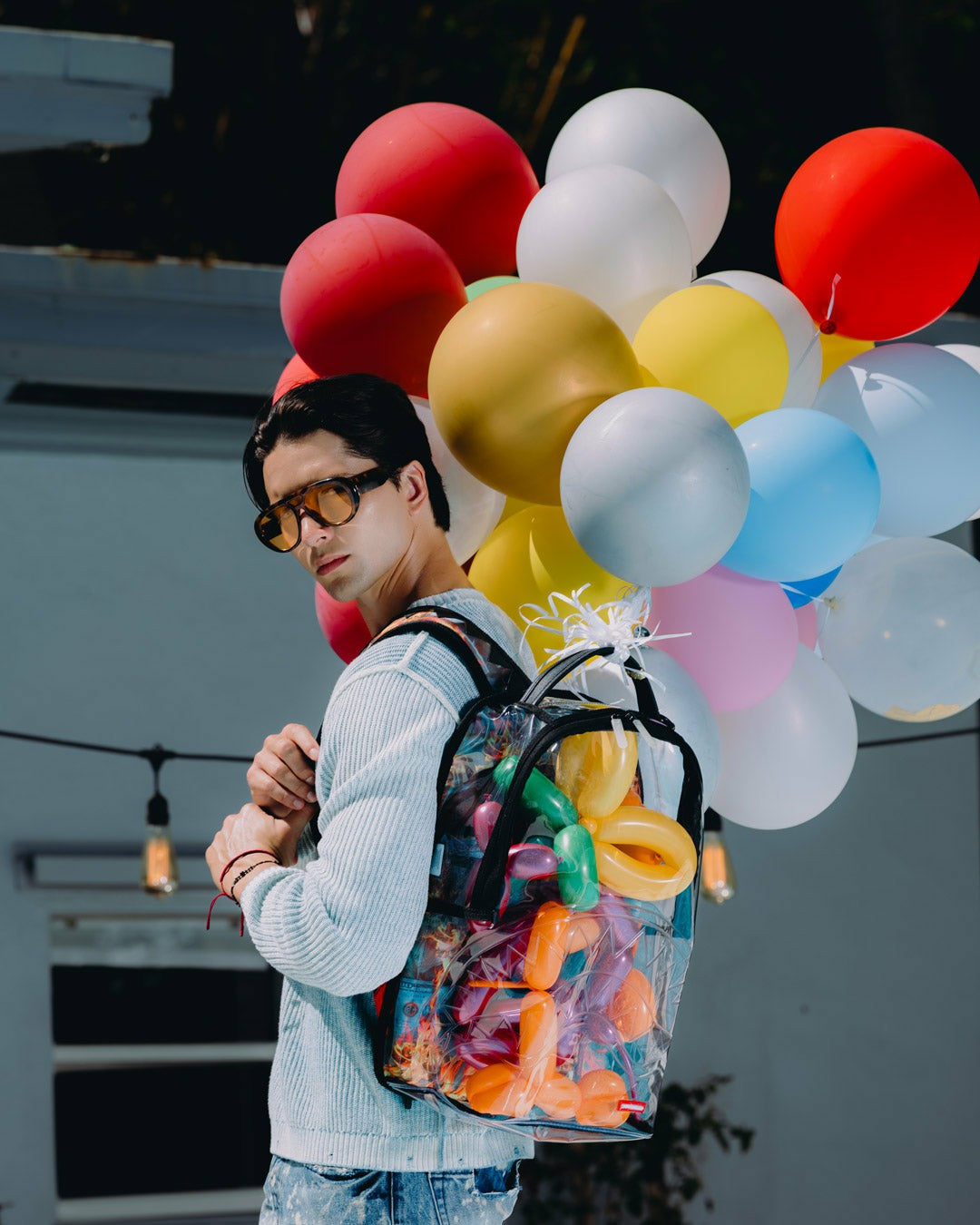 Sprayground STAY UP - CLEAR BACKPACK