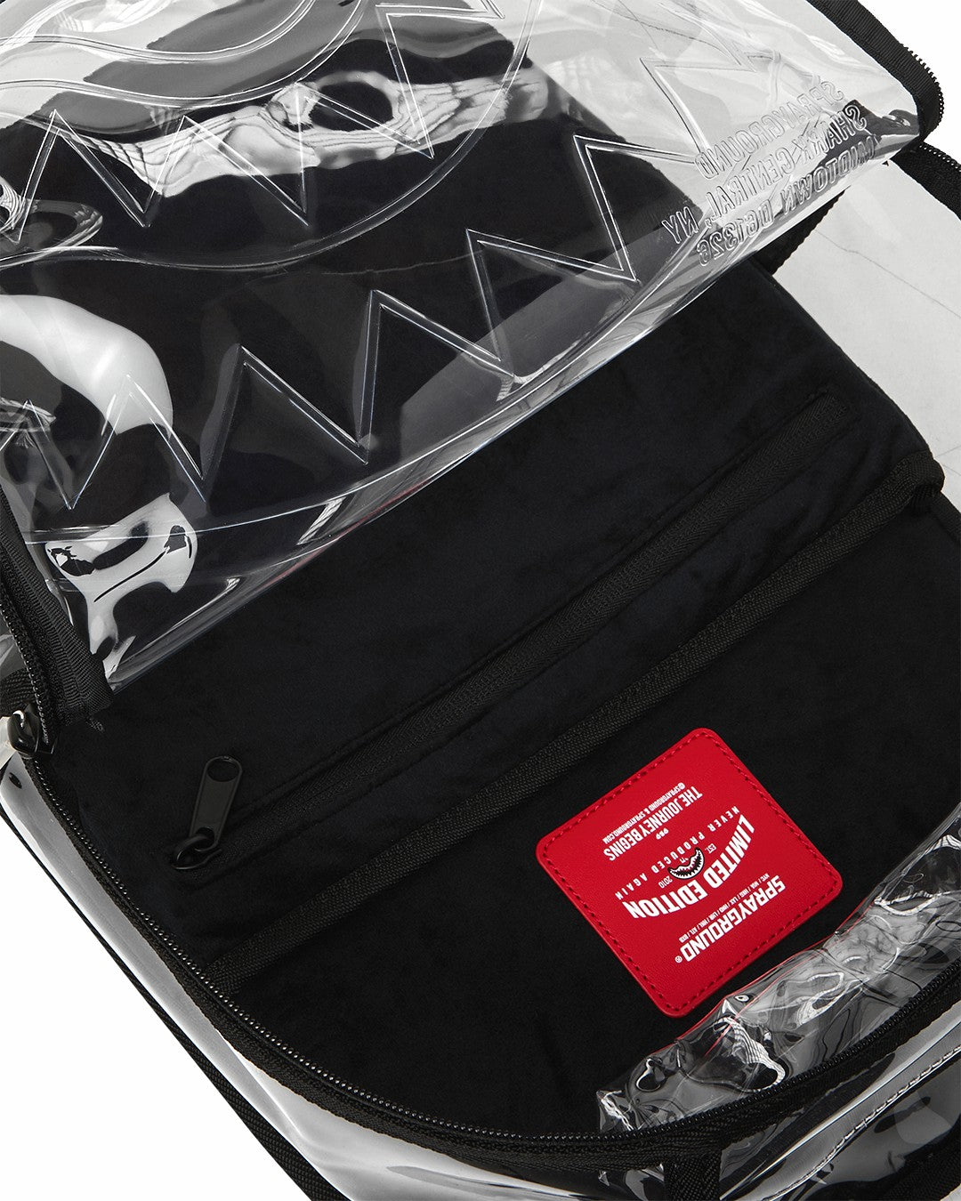 Sprayground SHARK CENTRAL - CLEAR BACKPACK