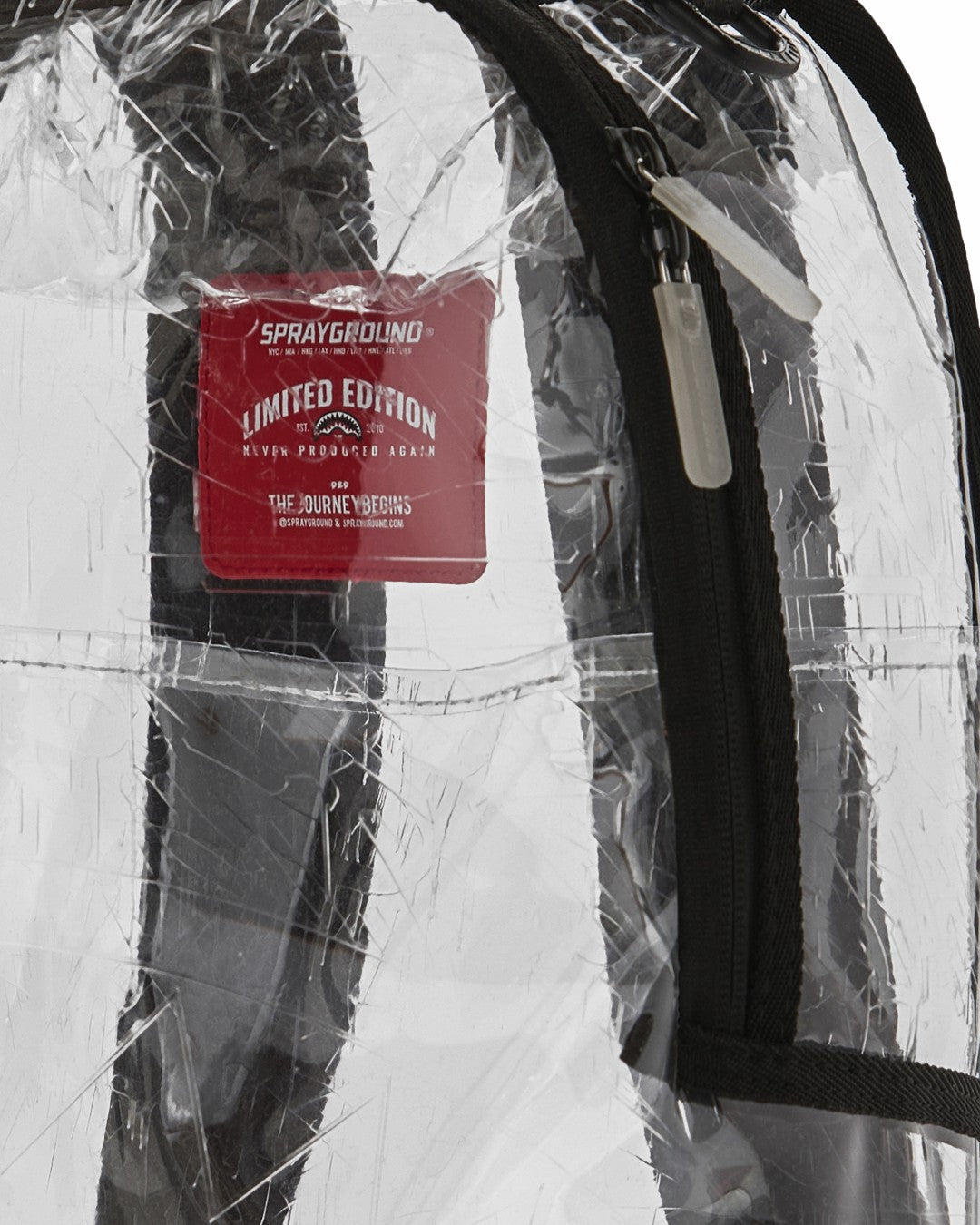 Sprayground FULLY CLEAR EMBOSSED BOSS BACKPACK
